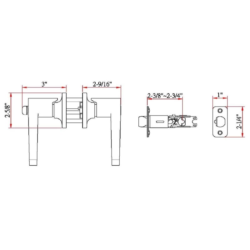 Design House 791640 Scroll Entry Door Lever Oil Rubbed Bronze - Image 2